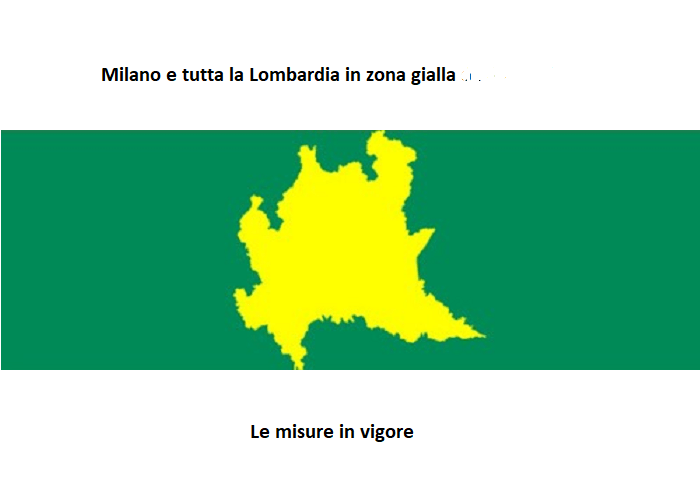 Milano e Lombardia in zona gialla dal 1° febbraio 