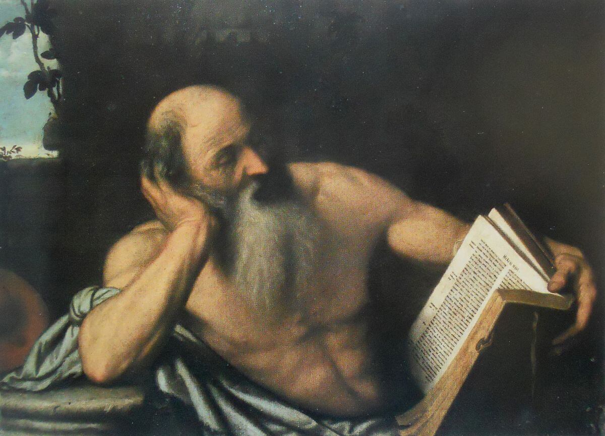 san girolamo in meditazione moretto