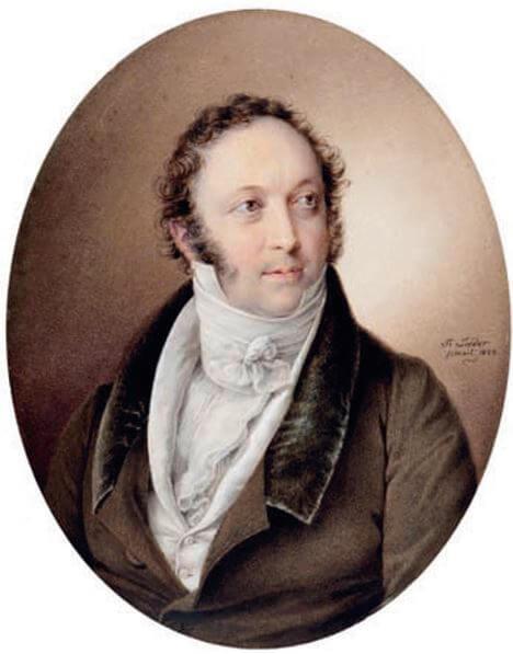 gioacchino rossini by friedrich lieder 1822