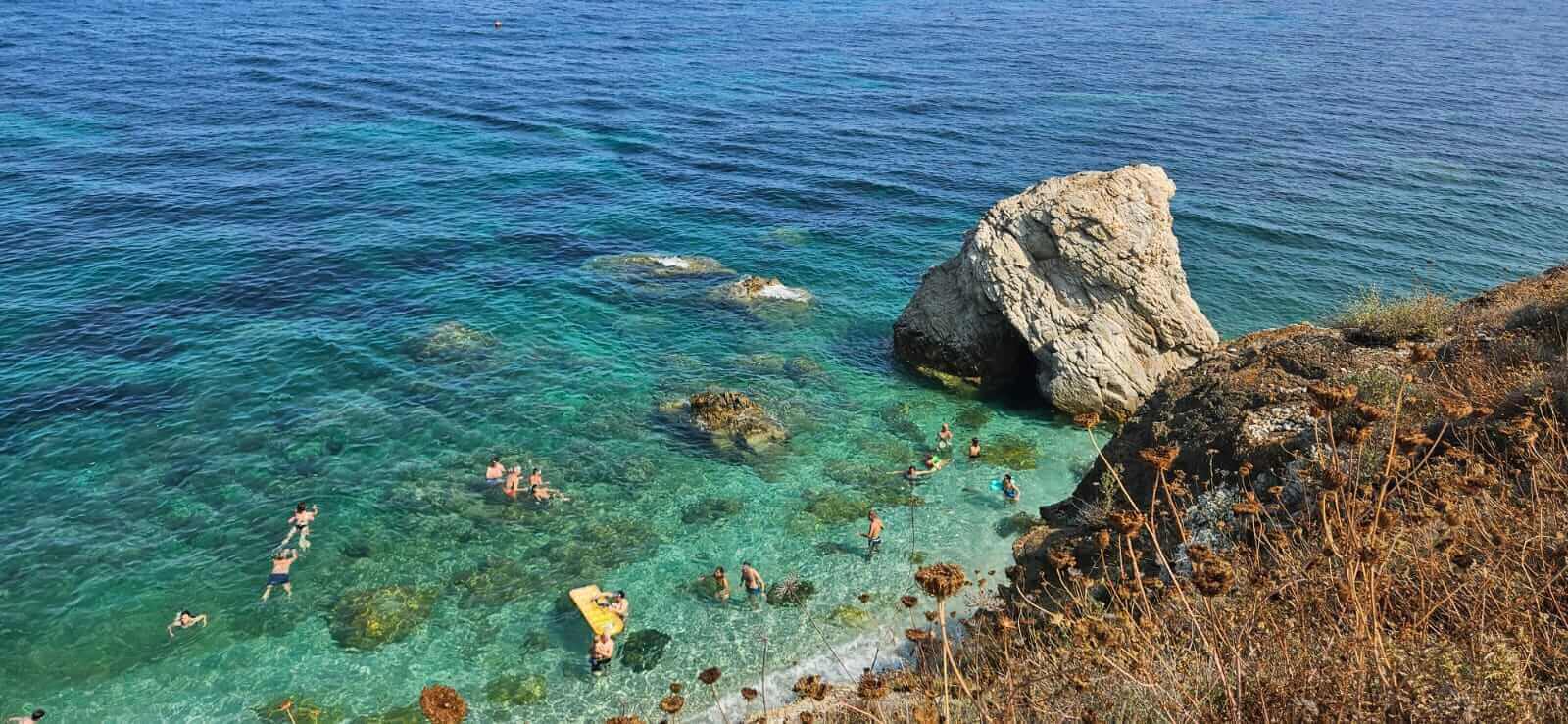 elba spiaggia sansone foto cicala